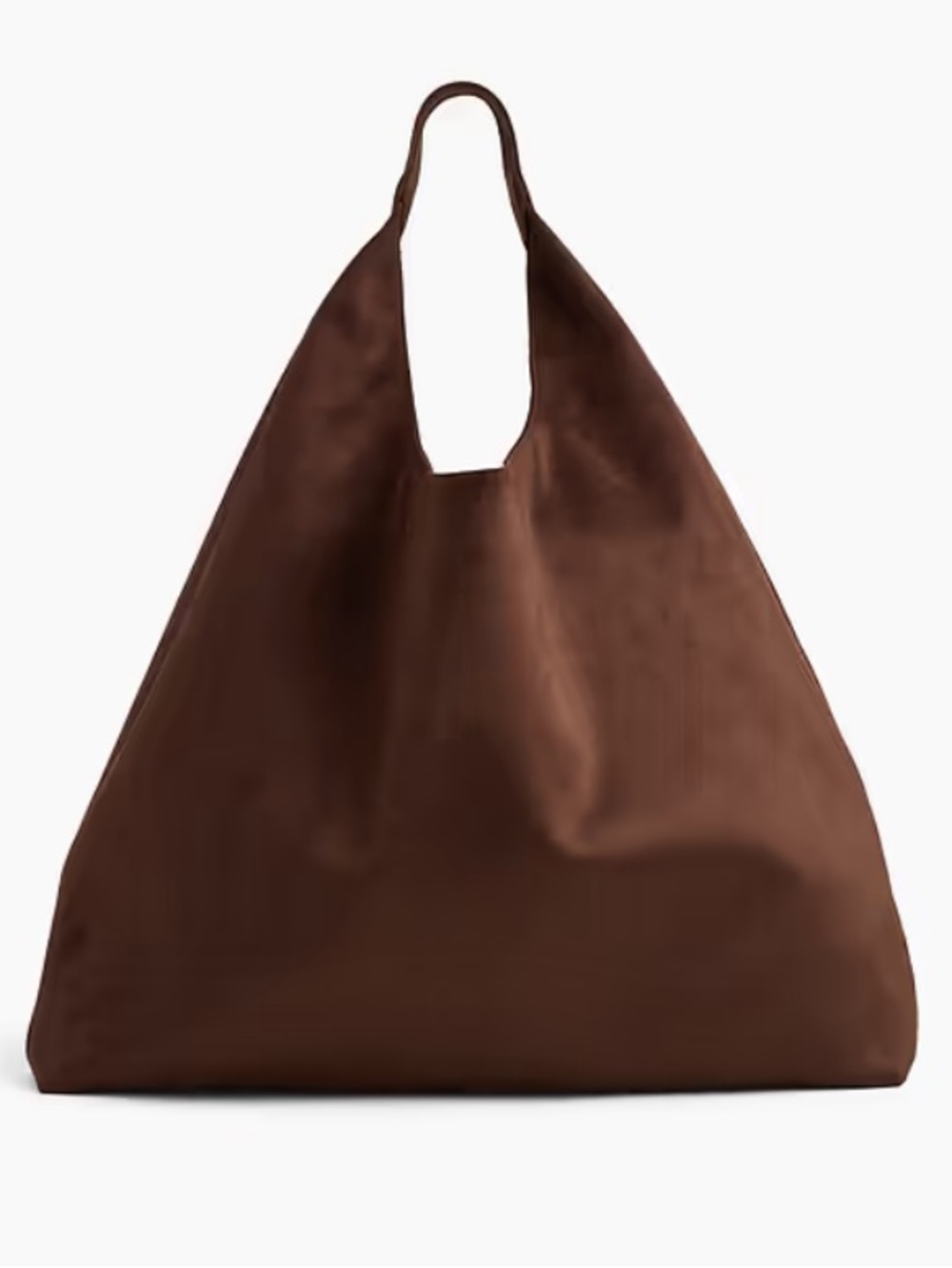 NWT GAP Vegan Suede Slouchy Tote Bag (Chocolate Brown)